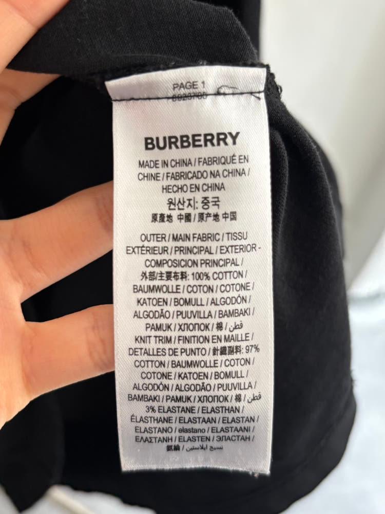 Burberry 버버리 20SS 신형 컨트라스트로고 그래픽 코튼 티셔츠 7