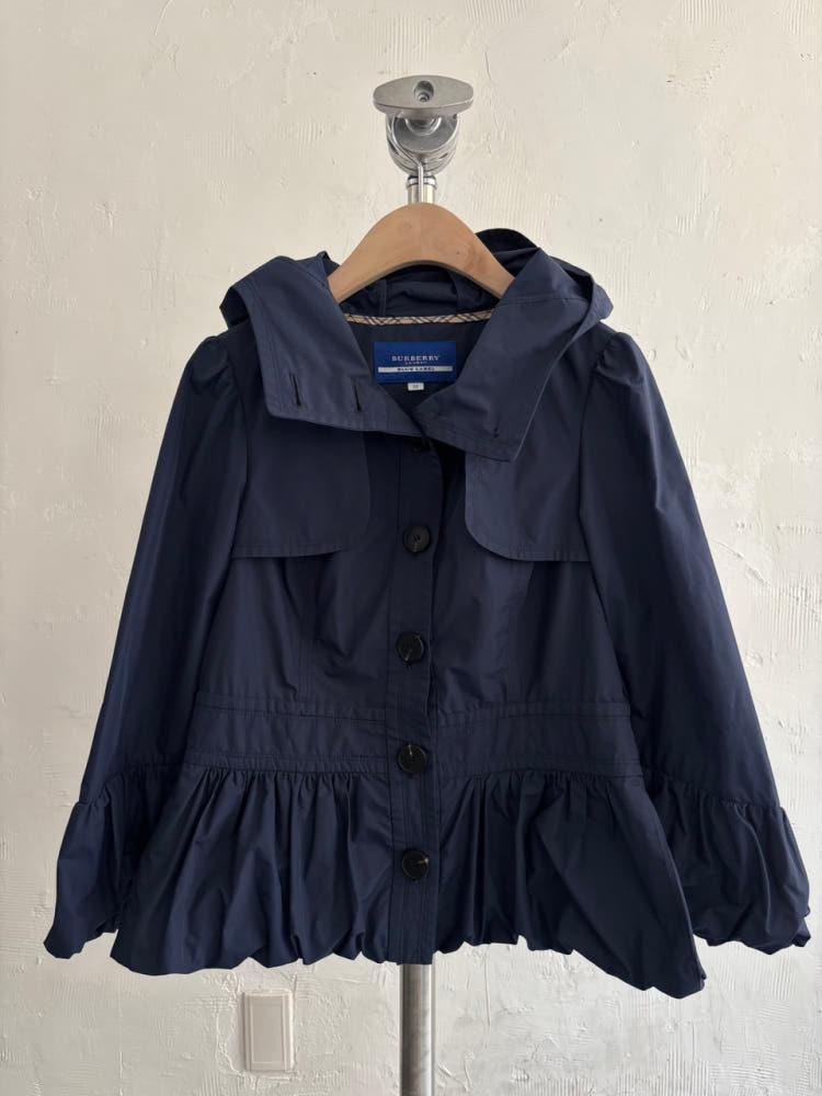 Burberry 버버리 블루라벨 셔링 숏 트렌치 후드자켓 3