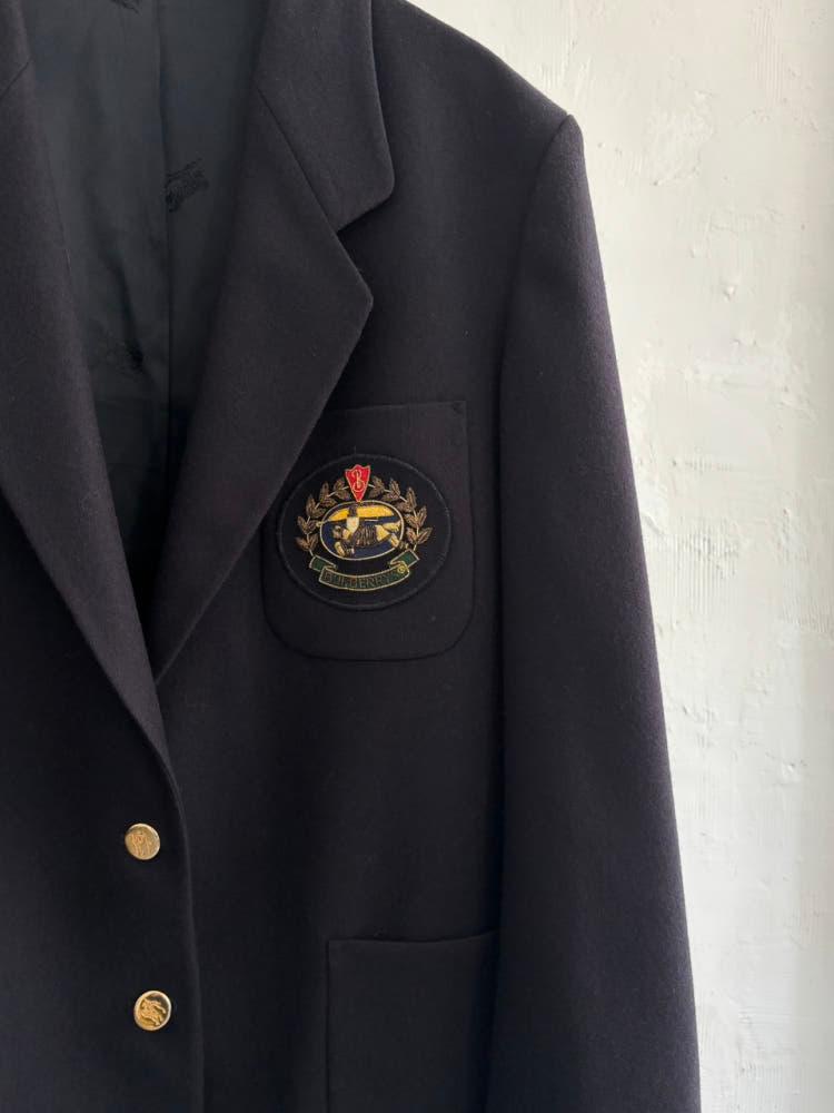 Burberry 버버리 크레스트 로고 금장 울 블레이저 자켓 6