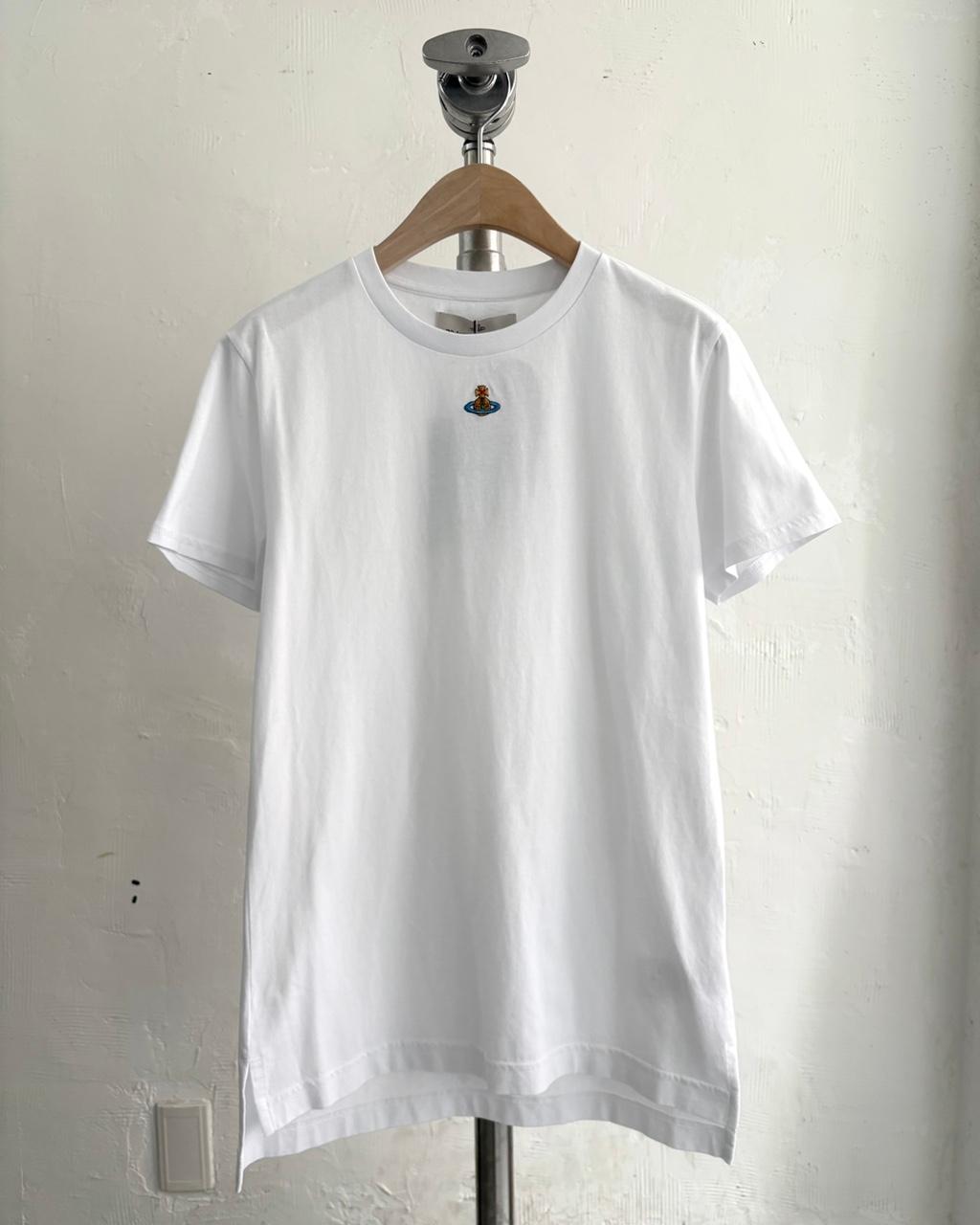(새상품) Vivienne Westwood 비비안웨스트우드 화이트 컬러 로고 티셔츠 2