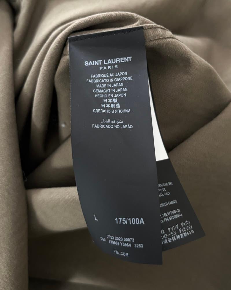Saint Laurent 생로랑 카키 웨스턴 셔츠 10