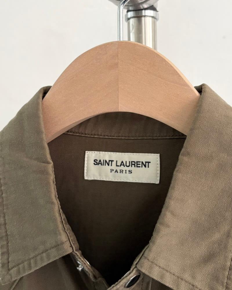 Saint Laurent 생로랑 카키 웨스턴 셔츠 8