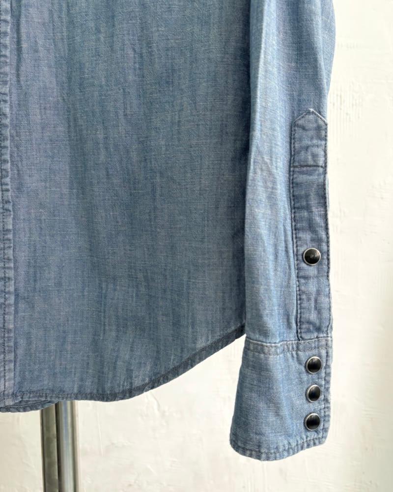 Saint Laurent 생로랑 데님 웨스턴 셔츠 9