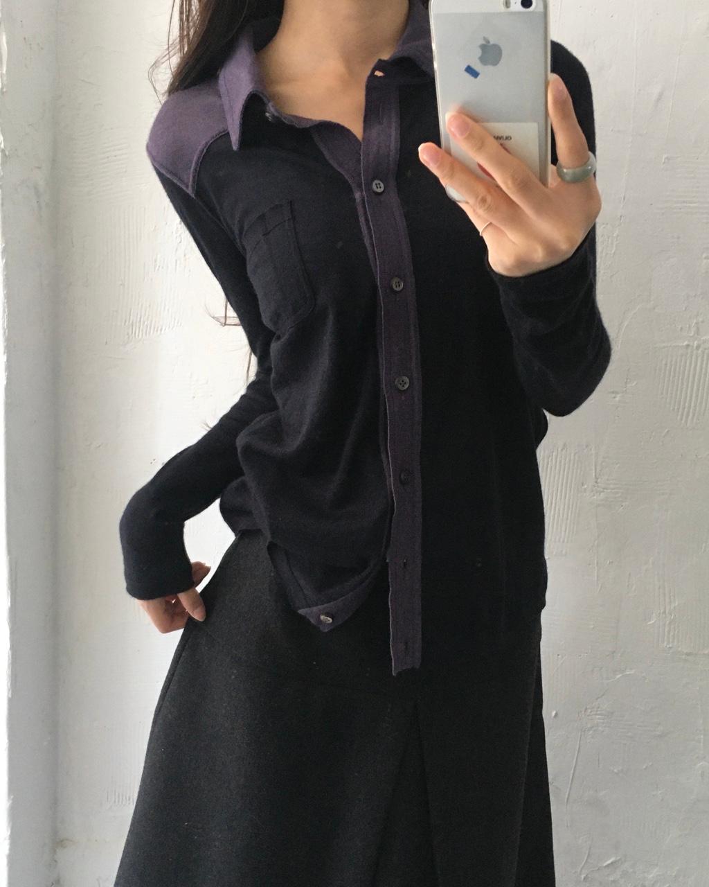 Prada 프라다 캐시미어 실크 카라 가디건 2