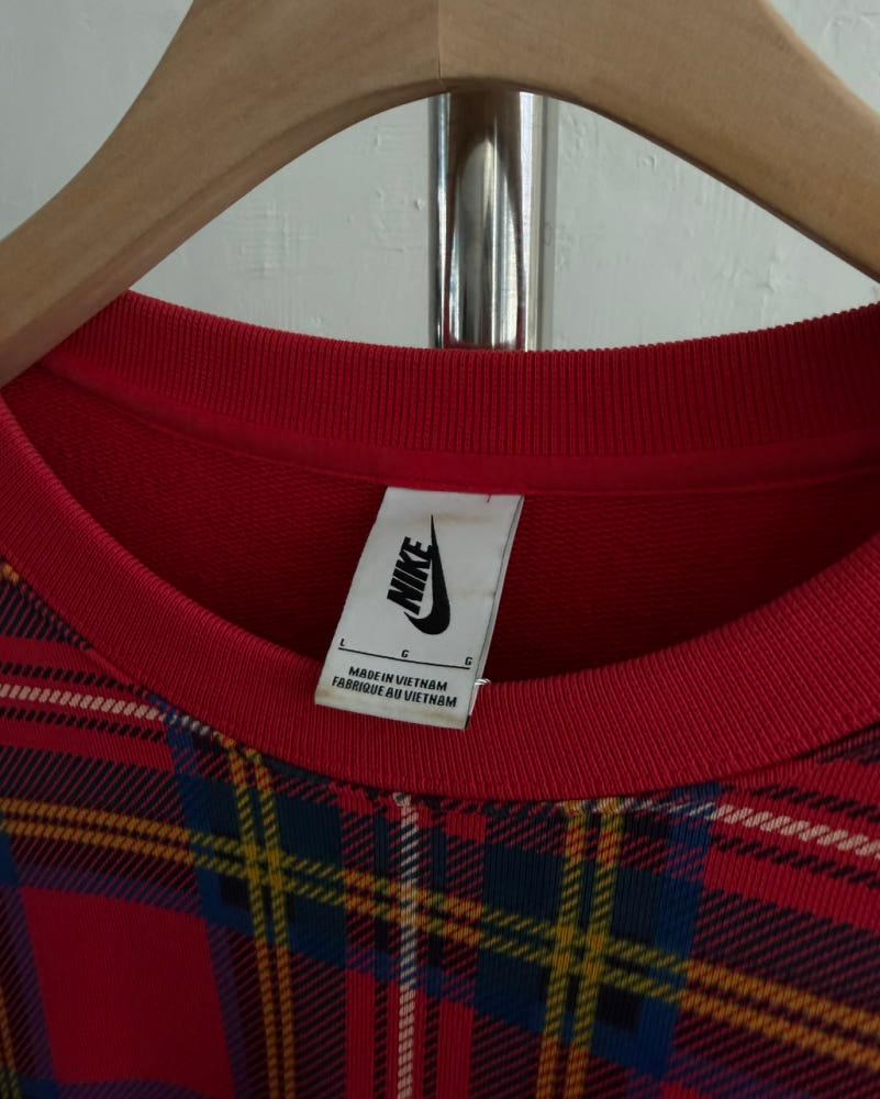 Nike 나이키 NRG 플레이드 스우시 스트라이프 체크 맨투맨 9