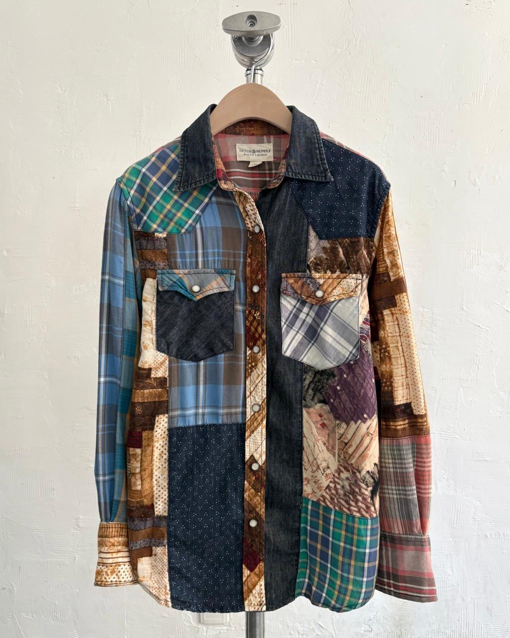 Denim & Supply 데님앤서플라이 패치워크 웨스턴 셔츠 2