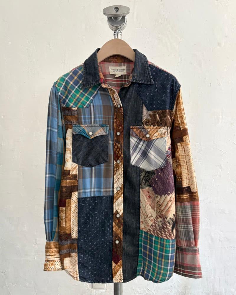 Denim & Supply 데님앤서플라이 패치워크 웨스턴 셔츠 3