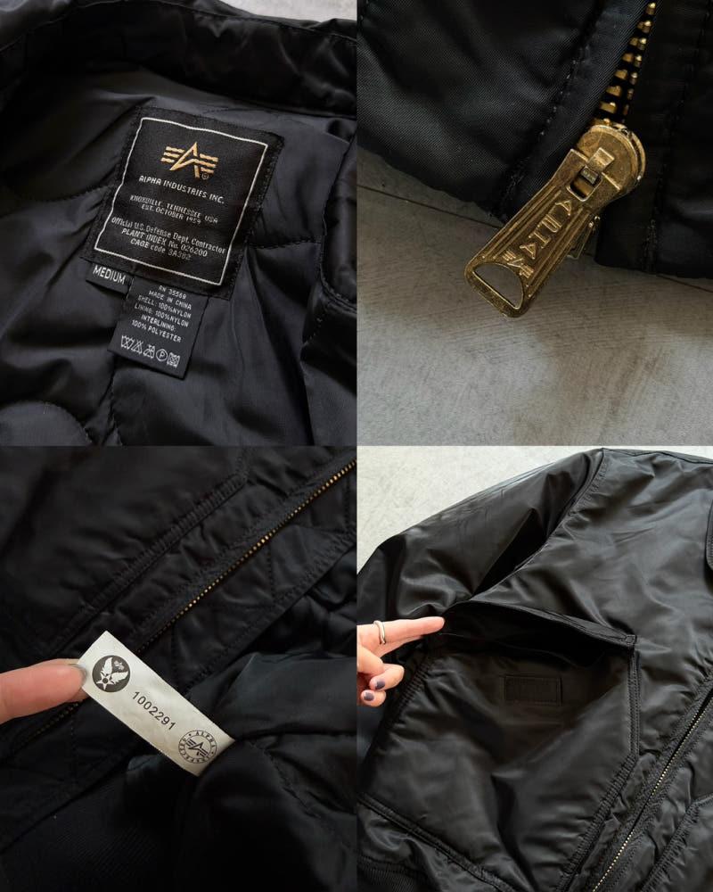 Alpha Industries 알파 인더스트리 CWU-45 자켓 블랙컬러 9