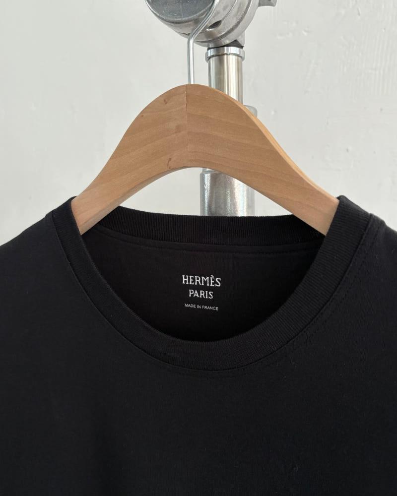Hermes 에르메스 블랙 포켓 반팔 원피스 9