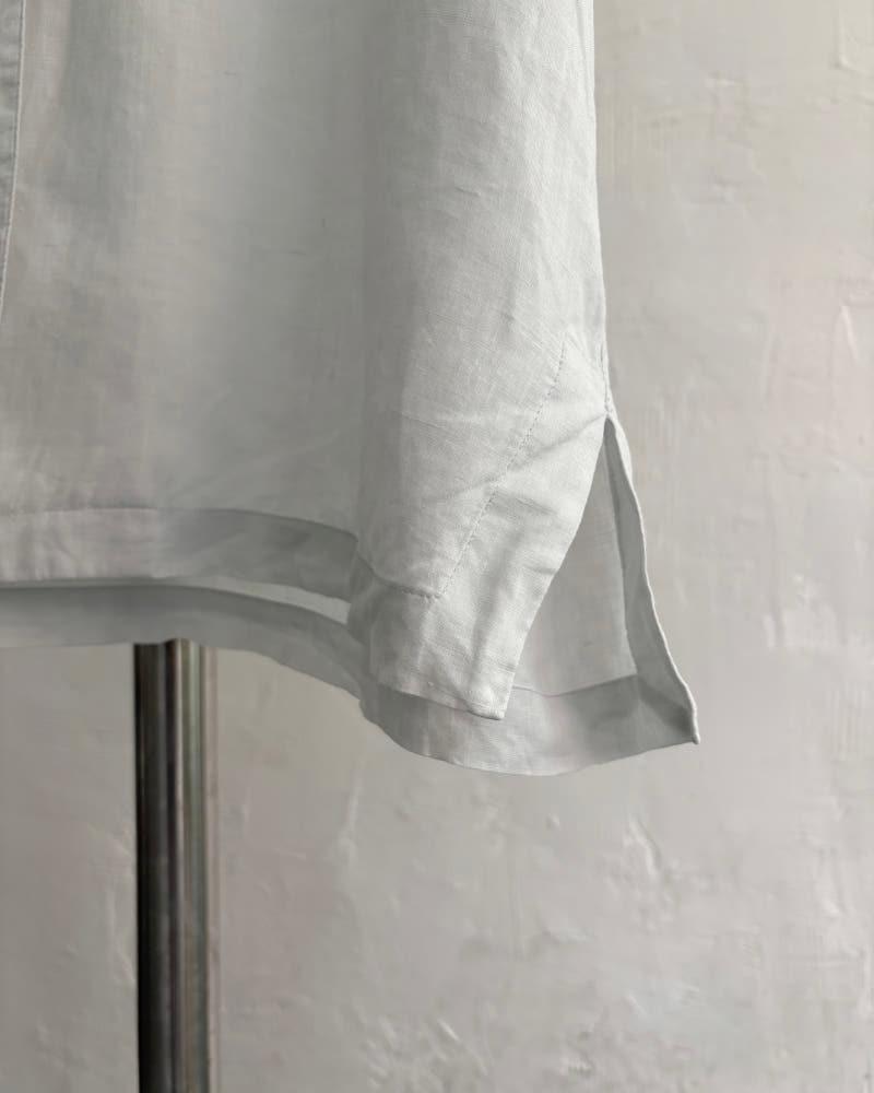 Issey Miyake I.S. 90's 린넨 자수 블라우스 셔츠 8