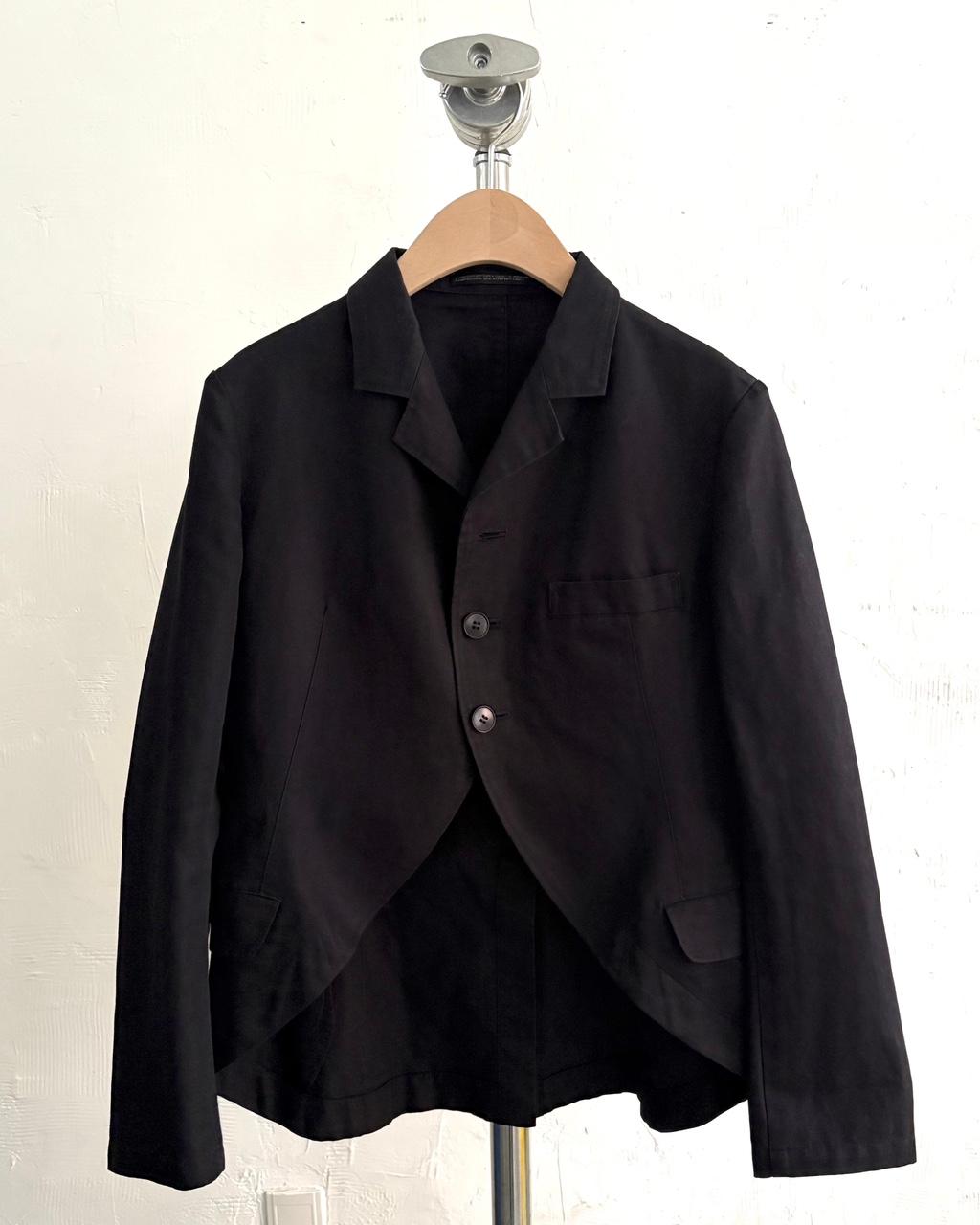 Yohji Yamamoto 요지야마모토 블랙 크롭 블레이저 자켓 2