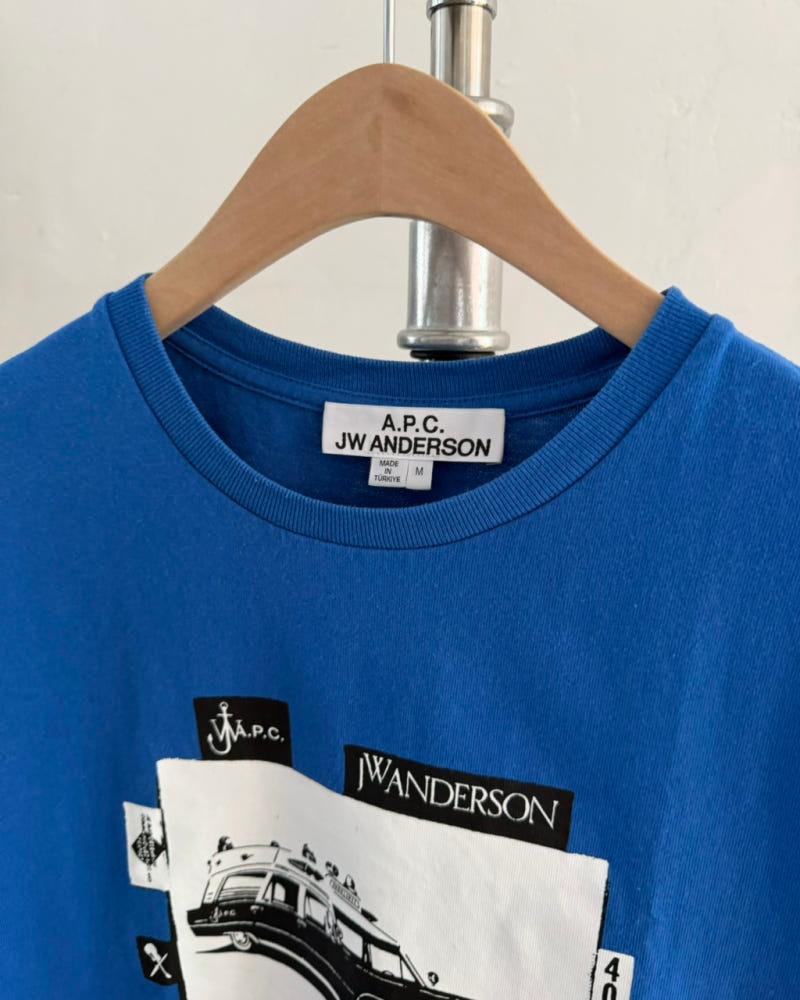 A.P.C. x JW ANDERSON 아페쎄 x JW엔더슨 카 프린팅로고 코튼 티셔츠 5