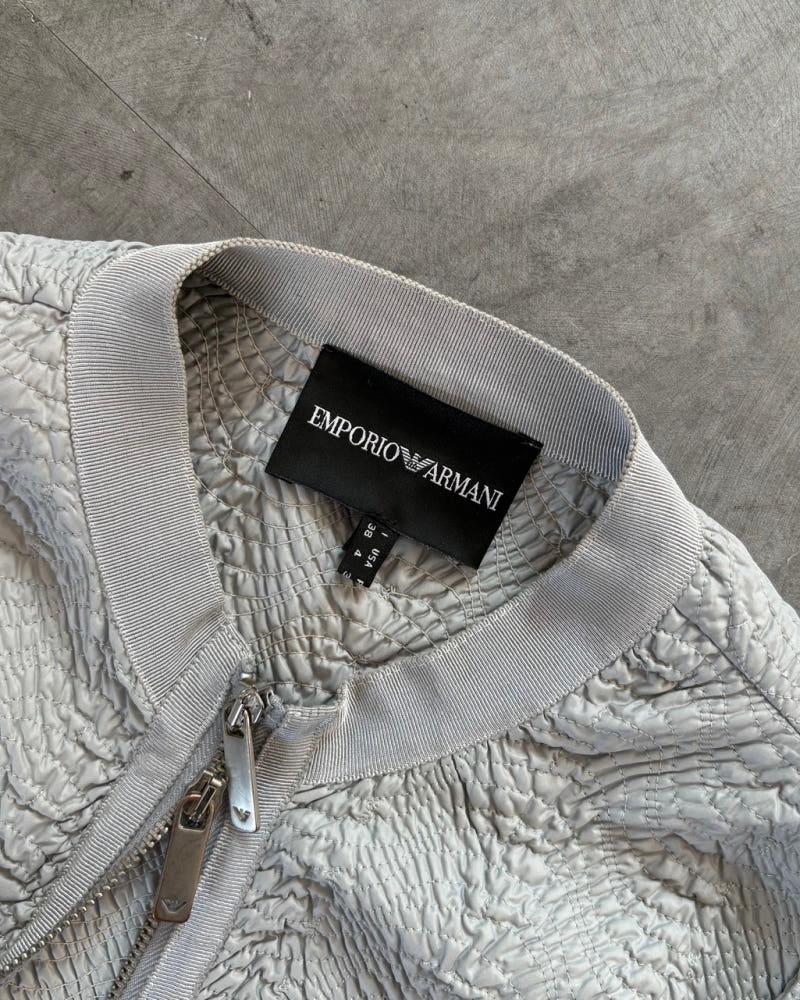 Armani 아르마니 실버 컬러 투웨이 지퍼 자켓 5