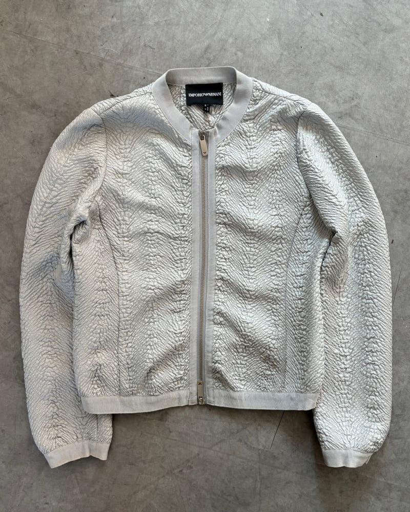 Armani 아르마니 실버 컬러 투웨이 지퍼 자켓 3