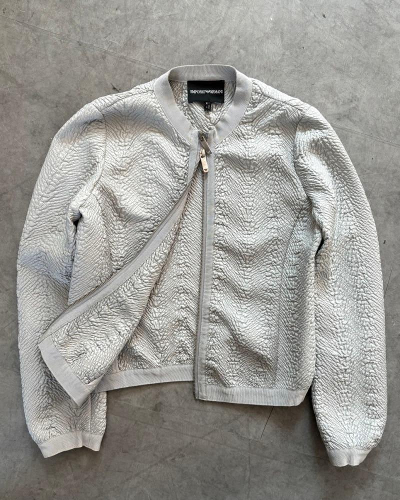 Armani 아르마니 실버 컬러 투웨이 지퍼 자켓 8