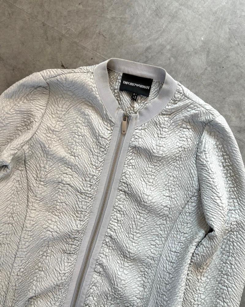 Armani 아르마니 실버 컬러 투웨이 지퍼 자켓 4