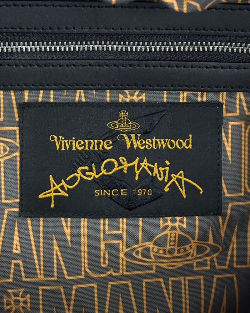 Vivienne Westwood 비비안웨스트우드 앵글로매니아 블랙 레더 백팩 9