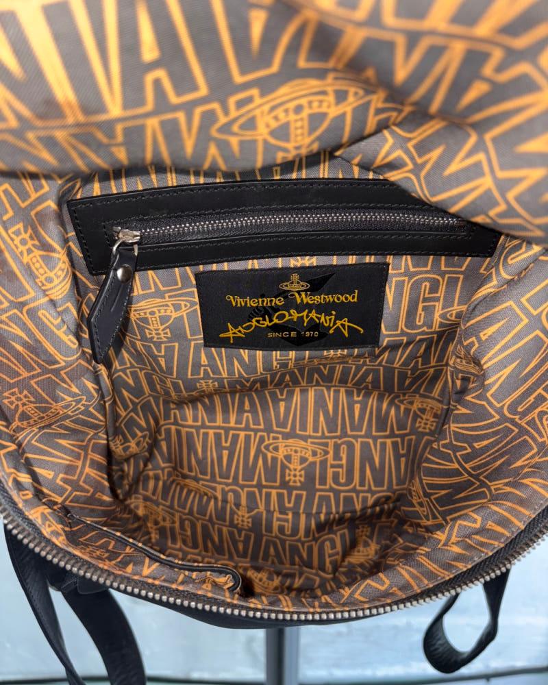 Vivienne Westwood 비비안웨스트우드 앵글로매니아 블랙 레더 백팩 8