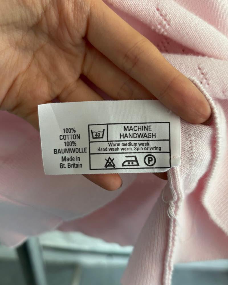 Burberry 버버리 핑크 프릴 슬리브리스 7
