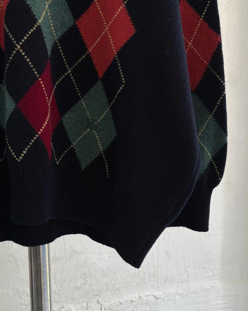 Burberry 버버리 아가일 패턴 퓨어 램스울 니트 6