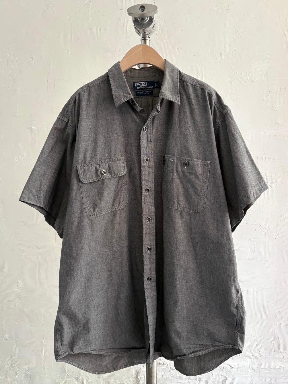 Polo 폴로랄프로렌 00‘s 차콜 던가리 워크 셔츠 2