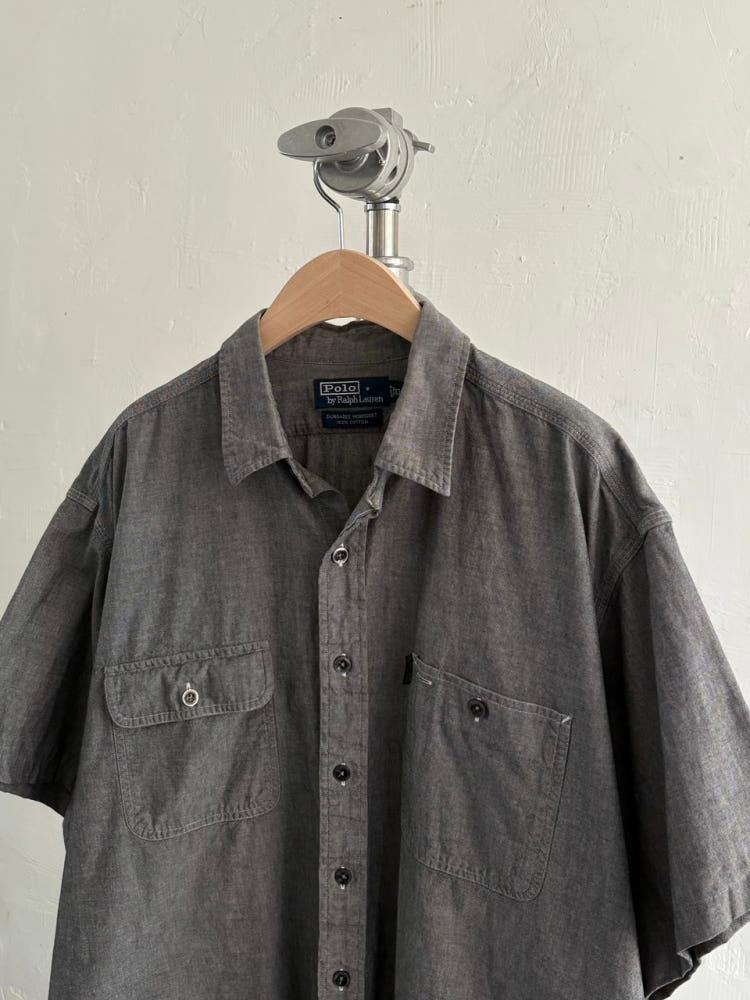 Polo 폴로랄프로렌 00‘s 차콜 던가리 워크 셔츠 4