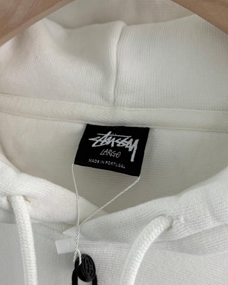 Stussy 스투시 화이트 컬러 로고 후드티 5