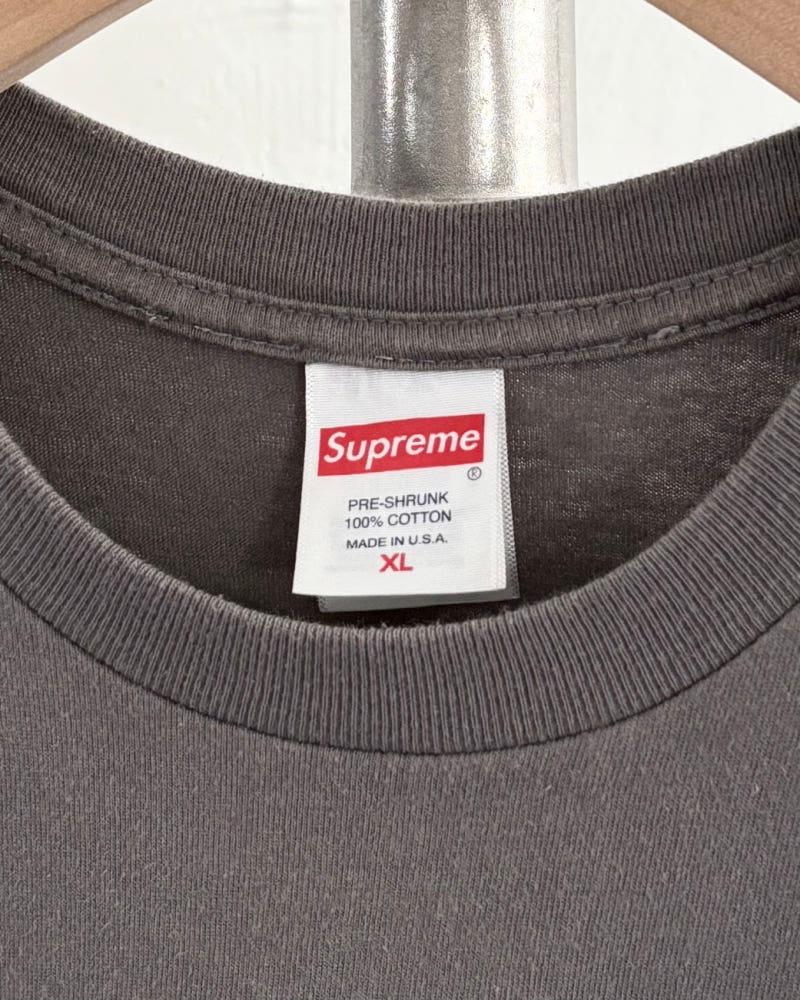Supreme 슈프림 차콜 컬러 파운드 로고 티셔츠 5
