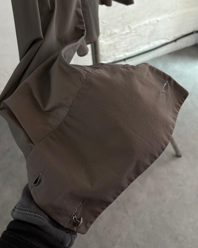 Jil Sander 질샌더 카키 실크 셔츠 10