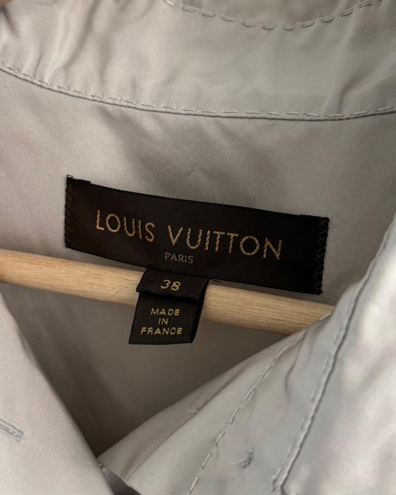 Louis Vuitton 루이비통 새틴 실크 셔츠 원피스 9