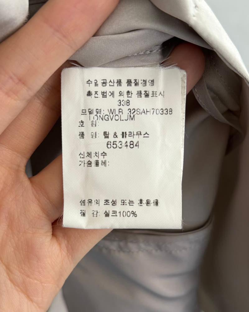 Louis Vuitton 루이비통 새틴 실크 셔츠 원피스 11