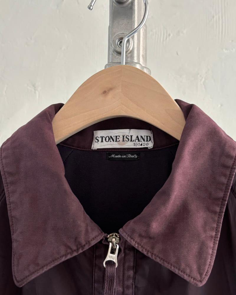 Stone Island 스톤아일랜드 아카이브 00AW 퍼플 컬러 와펜 봄버 자켓 5