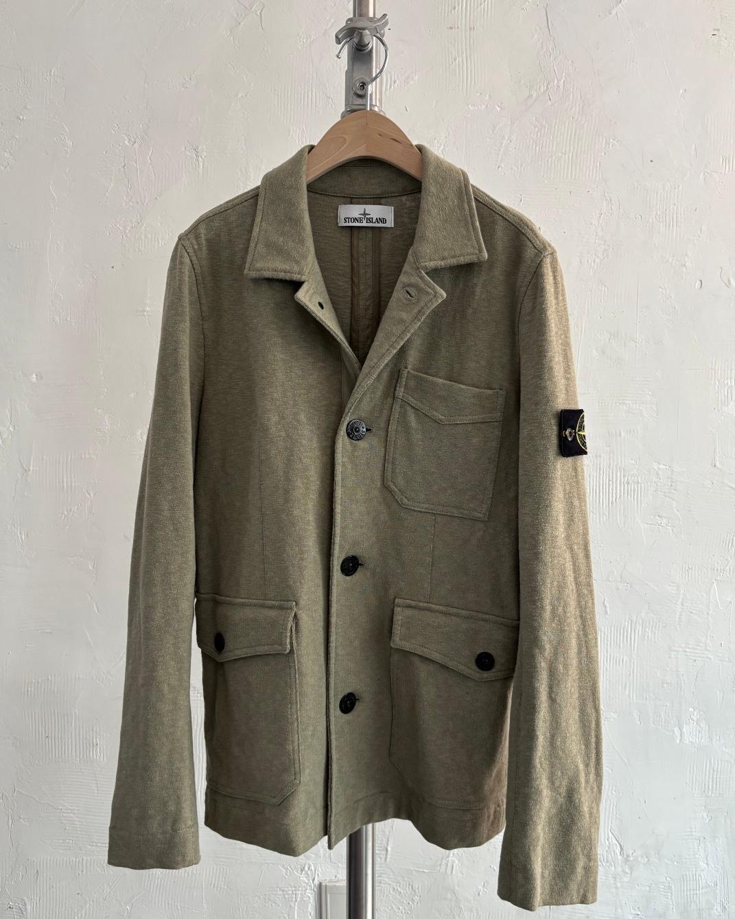 Stone Island 스톤아일랜드 올리브 그린 컬러 카라 필드 자켓 2