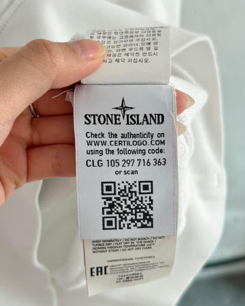 Stone Island 스톤아일랜드 화이트 컬러 와펜 맨투맨 9