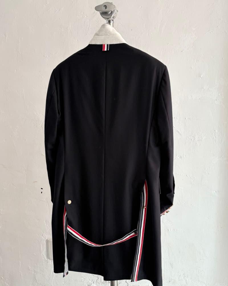 Thom Browne 톰브라운 네이비 체스터필드 코트 11