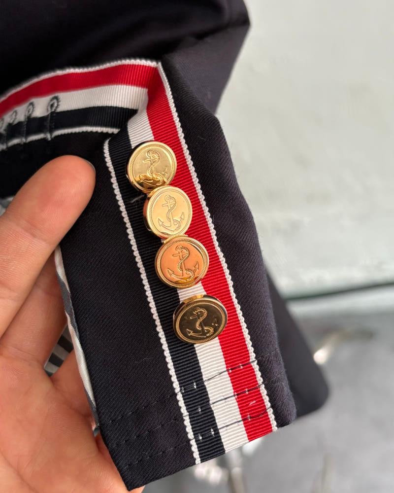 Thom Browne 톰브라운 네이비 체스터필드 코트 7