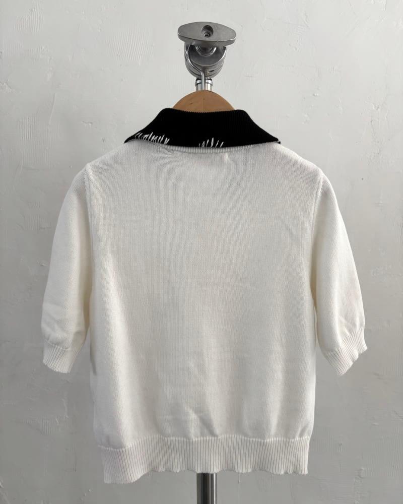 Marni 마르니 화이트 반팔 니트 6