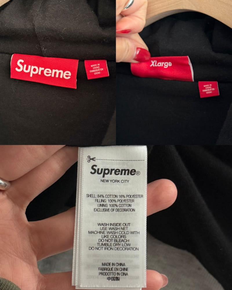 Supreme 슈프림 25FW 퀼티드 집업 후드 스웻셔츠 11