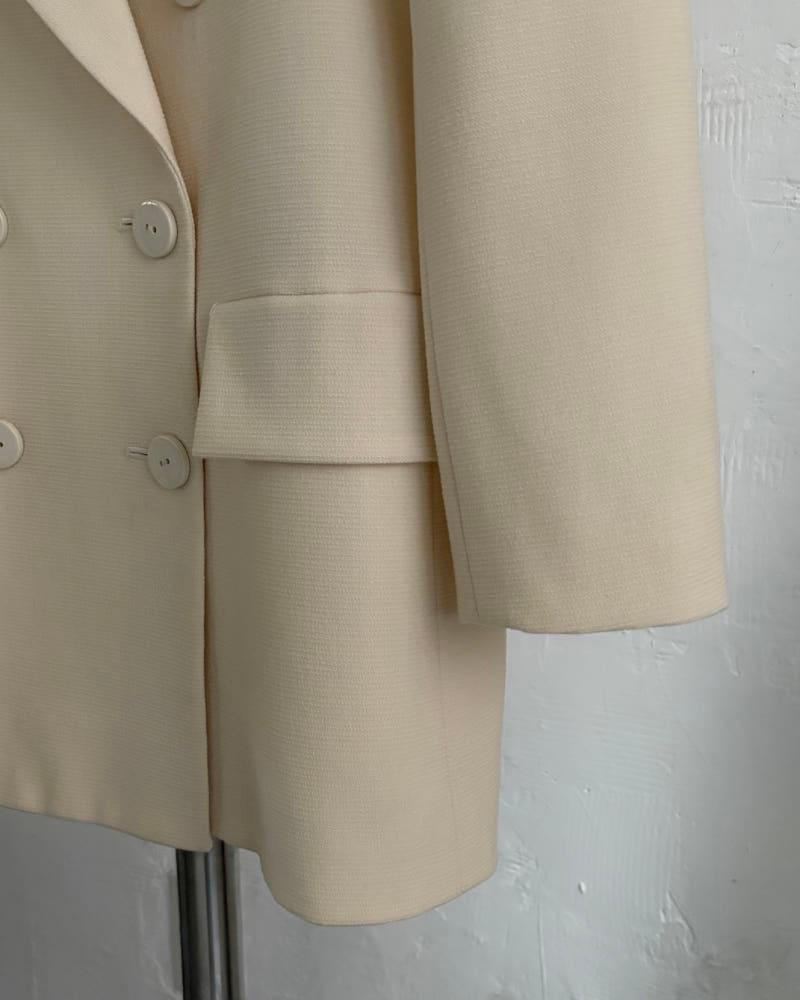 Yves Saint Laurent 입생로랑 90‘s 화이트 더블 브레스티드 블레이저 11