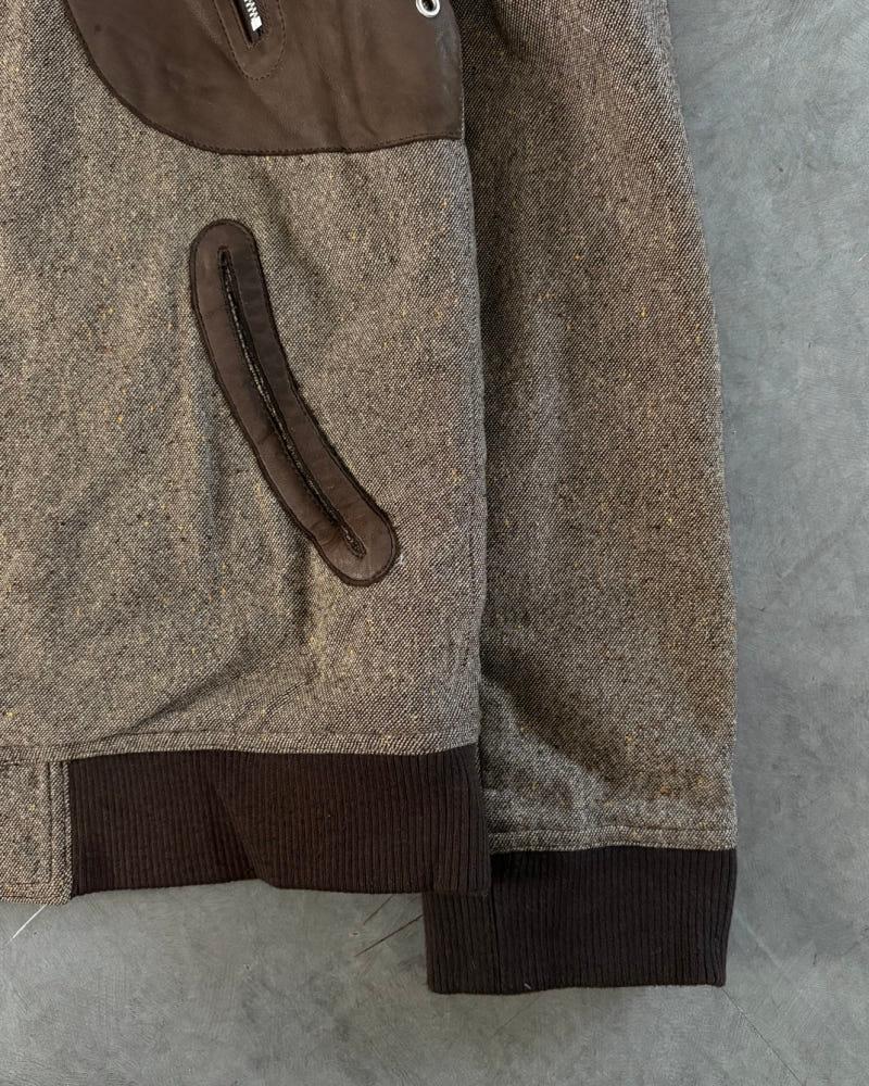 Burberry 버버리 블랙라벨 울 레더 디테일 자켓 7