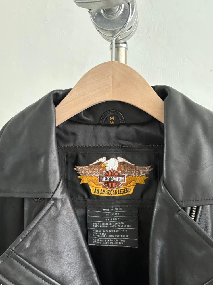 Harley-Davidson 할리 데이비슨 체인 레더 라이더 자켓 6