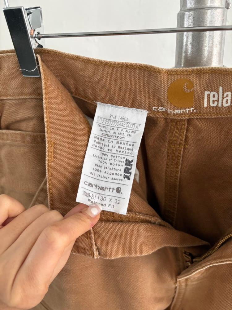 Carhartt 칼하트 베이지 더블니 팬츠 8