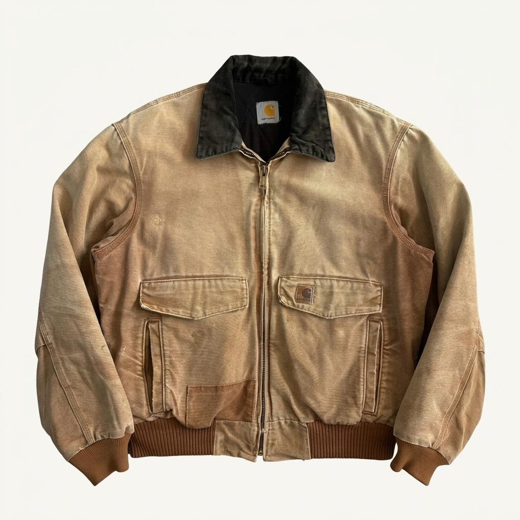 Carhartt 칼하트 90’s J165 베이지 워크 자켓 1