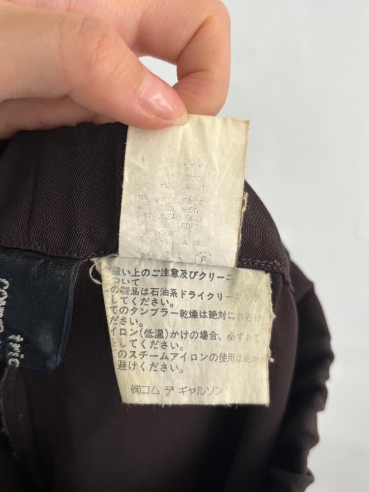 Comme des Garcons Tricot 꼼데가르송 트리콧 브라운 슬랙스 8
