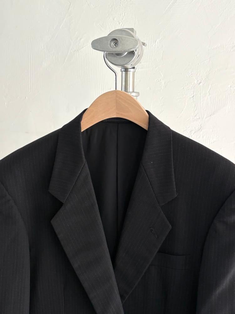 Comme des Garcons Homme Deux 꼼데가르송 블랙 스트라이프 블레이저 5