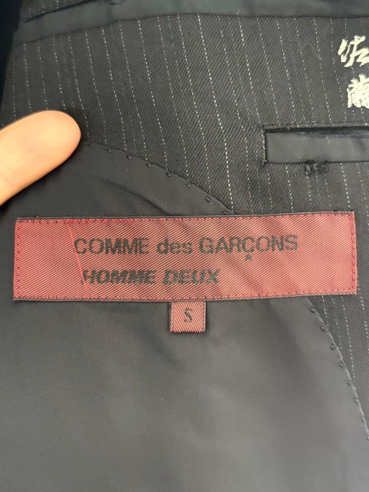 Comme des Garcons Homme Deux 꼼데가르송 블랙 스트라이프 블레이저 7