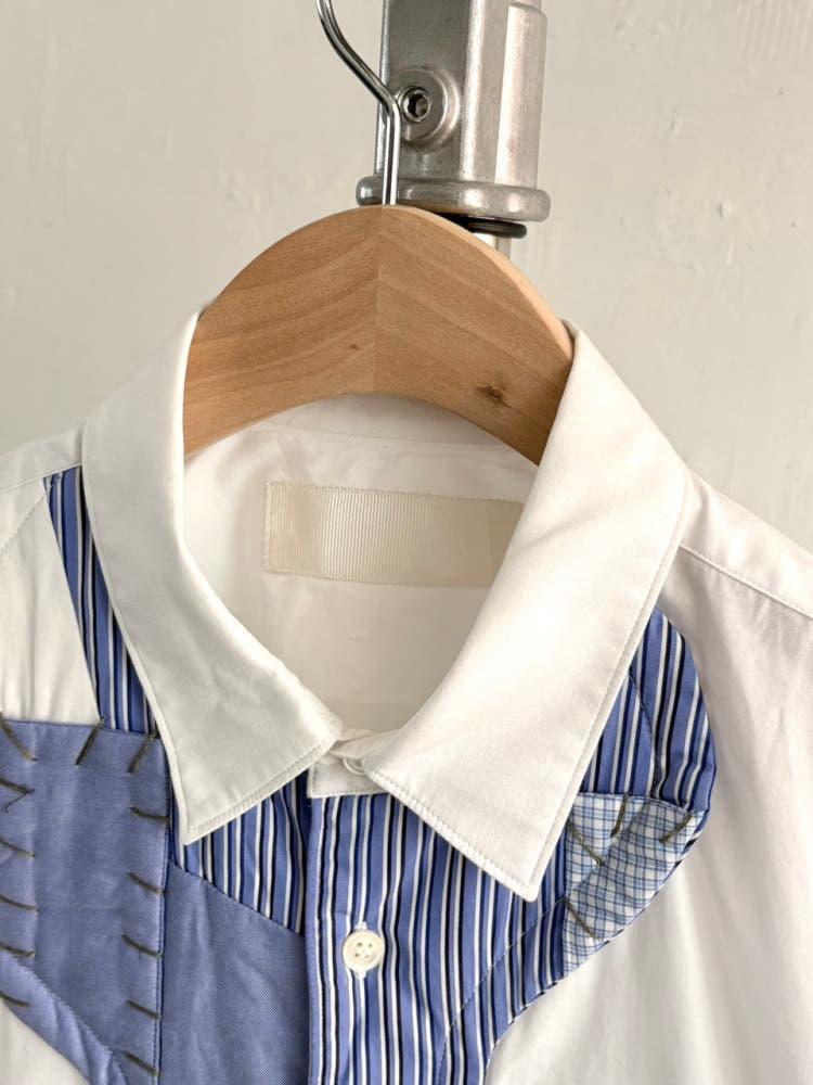 Comme des Garcons 꼼데가르송 SHIRT 패치워크 화이트 셔츠 5