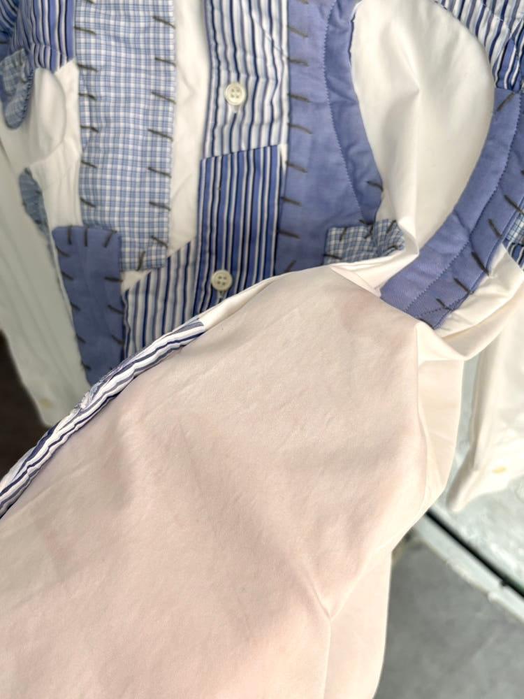 Comme des Garcons 꼼데가르송 SHIRT 패치워크 화이트 셔츠 6