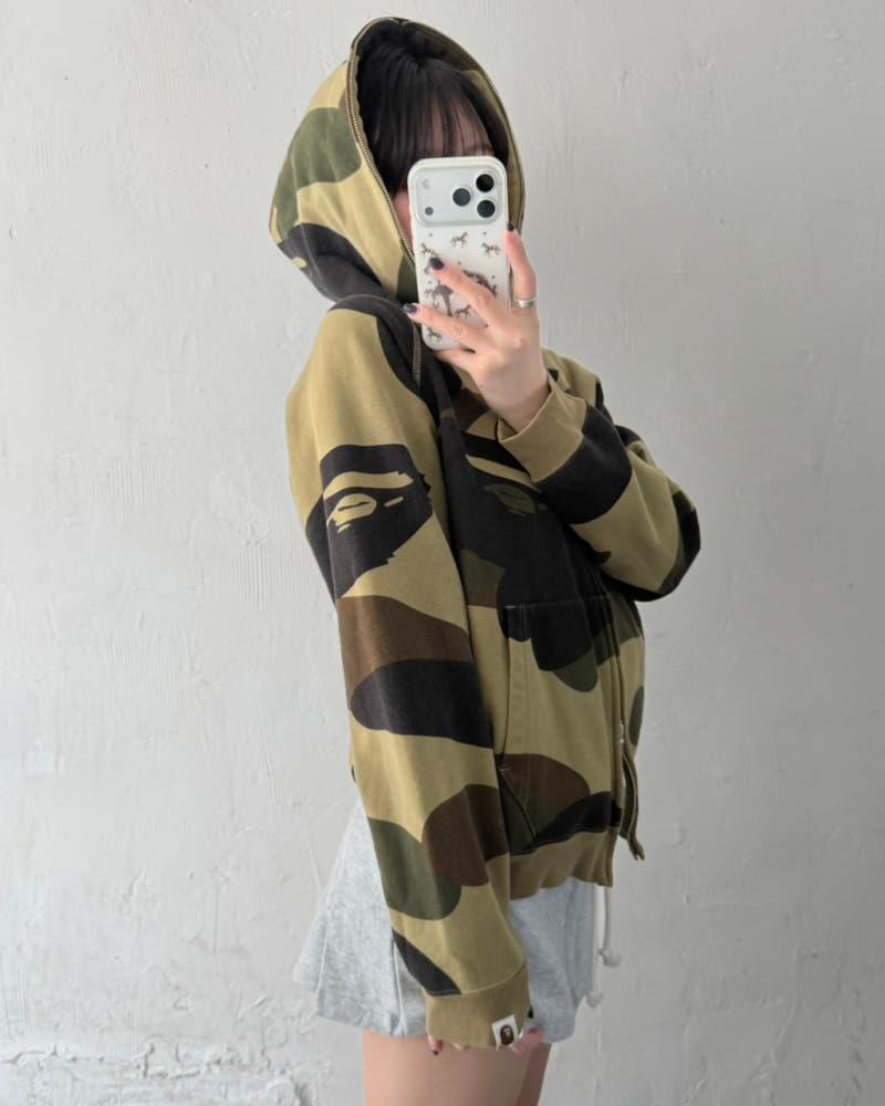 Bape 베이프 카모패턴 풀집업 후드 8