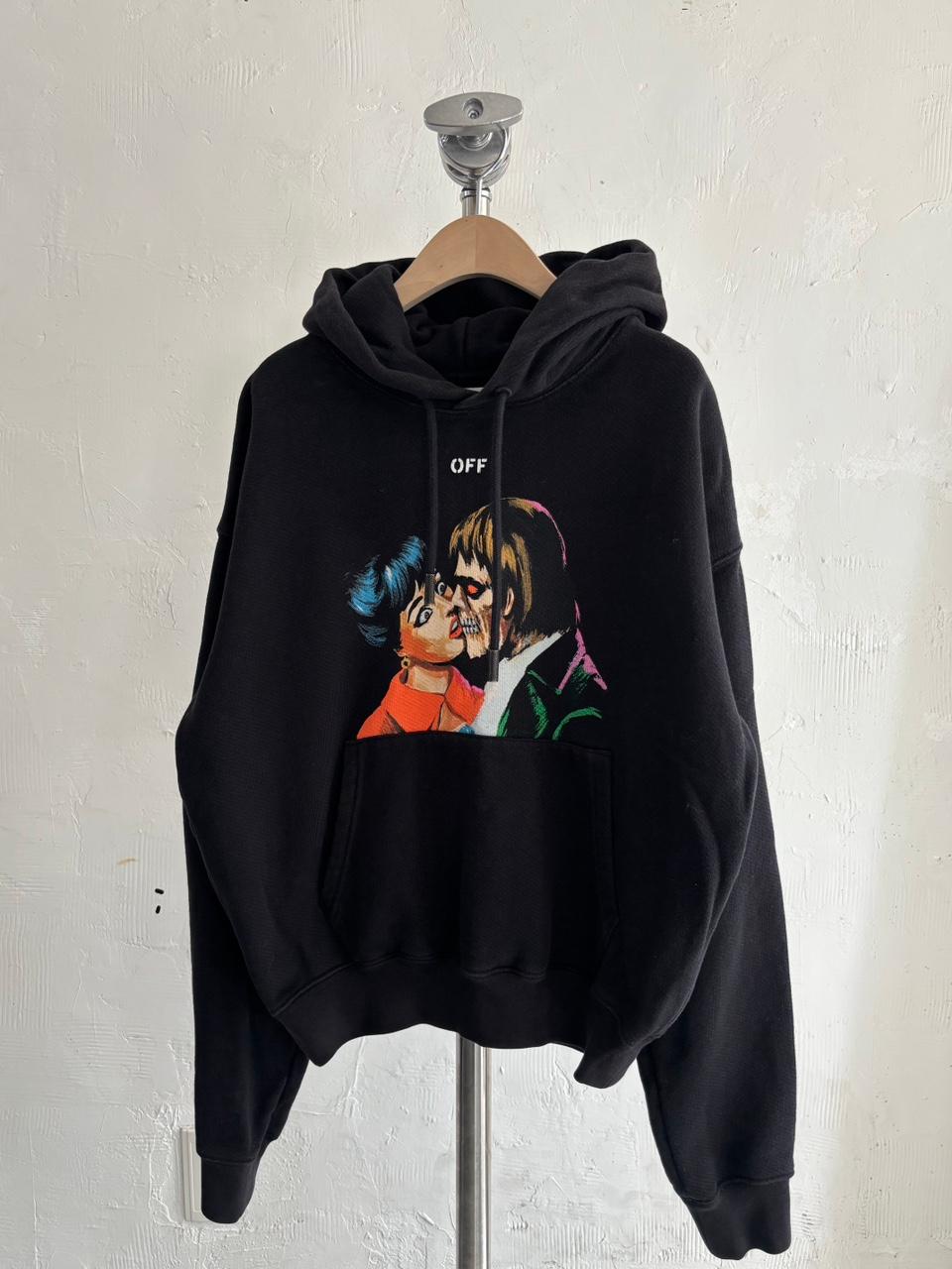 Off White 오프화이트 Kiss 그래픽 백로고 후드 스웻셔츠 2